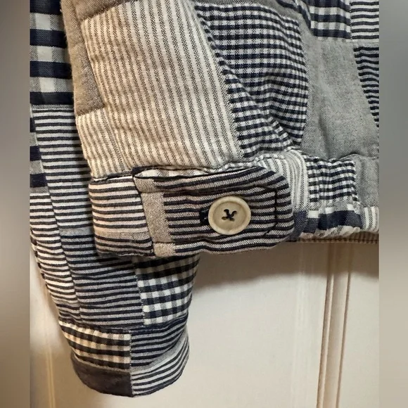 {Zara} QUILTED PLAID PATCHWORK JACKET kids Sz 13-14Yrs